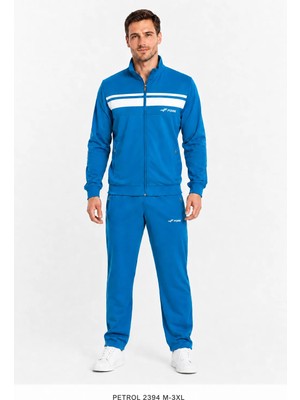 Fore Sport Erkek Dik Yaka Fermuarlı Şeritli Raşel Eşofman Takımı 2394