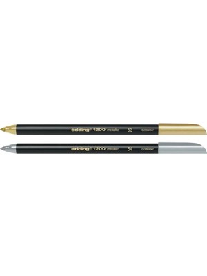 Mikasso 1200 Metalik Kalem Seti Gold & Silver Altın