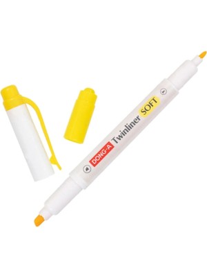 Mikasso Twinliner Soft Çift Uçlu Pastel Işaretleme Kalemi Lemon Yellow No:02 Sarı