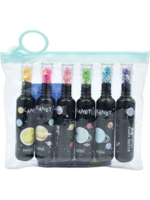 Mikasso Taros Unıck Color Planet Mini Fosforlu Kalem Beyaz