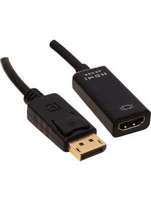 sbodurhome PM-14030 Display Port Erkek To HDMI Dişi 4k-2k 25 cm Çevirici Kablo