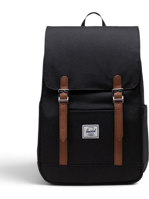 Herschel Retreat Küçük Boy  Su Itici Kumaş Sırt Çantası, 14" Laptop Uyumlu, 17 L Uniseks Siyah Çanta - 11400