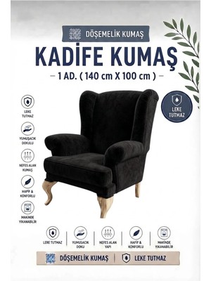 Nisahometeks Kadife Döşemelik Kumaş 1 Adet (140X100 Cm)