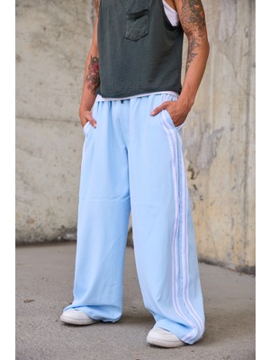 Superblue Erkek Şerit Detaylı Bol Baggy Pantolon