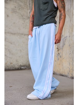 Superblue Erkek Şerit Detaylı Bol Baggy Pantolon