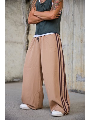 Superblue Erkek Şerit Detaylı Bol Baggy Pantolon