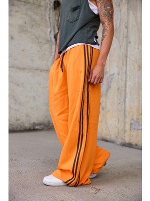 Superblue Erkek Şerit Detaylı Bol Baggy Pantolon
