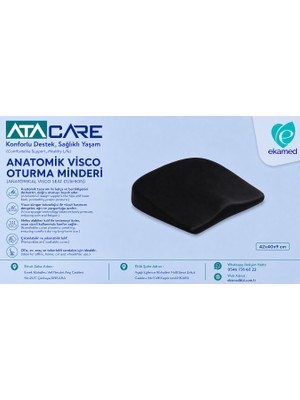 Atacare Anatomik Oturma Minderi Visko