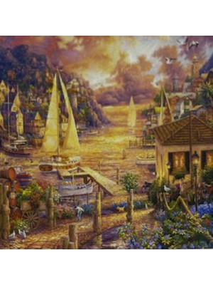 Elegantshop 5d Yapışan Boncuk Mozaik Tablo 30*40 cm L17