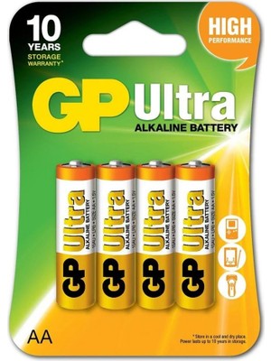 Melonika Gp Ultra Alkalin Aa Kalem Pil 4lü Crc
