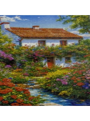 Elegantshop 5d Yapışan Boncuk Mozaik Tablo 30*40 cm L15
