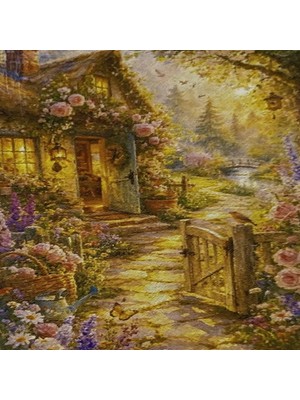 Elegantshop 5d Yapışan Boncuk Mozaik Tablo 30*40 cm L14