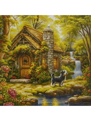 Elegantshop 5d Yapışan Boncuk Mozaik Tablo 30*40 cm L16