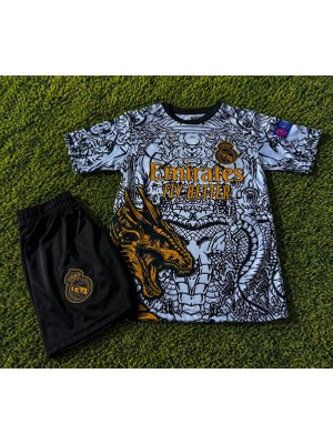 Candy Cup Real Madrid Arda Güler 15 Çocuk Dragon Futbol Forması Beyaz