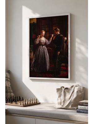 Lia Gallery The Consecration - George Cochran Lambdin - Çerçeveli Poster