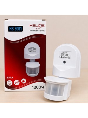 Helios Helıos Duvar Tipi Hareket SENSÖRÜ-1200W