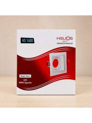 Helios Helıos Dekortif Spot Kasa - Beyaz Kasa