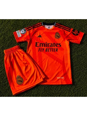 Candy Cup R.e.a.l Madrid Vini Jr. 7 Çocuk Futbol Forması Turuncu