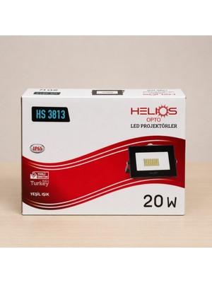 Helios Helıos LED Projektörler 20W Yeşil Işık