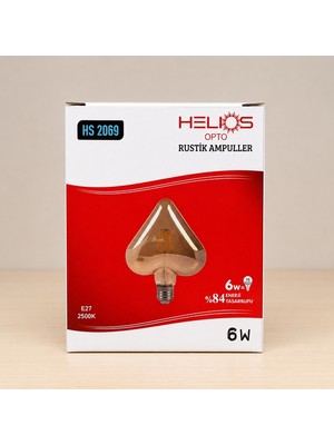 Helios Opto Rustik Ampul 2500K 6W E27
