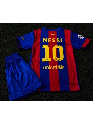 Candy Cup Fc Barcelona Messi 10 Retro Çocuk Futbol Forması Kırmızı