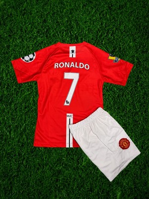 Candy Cup Manchester United Ronaldo 7 Çocuk Futbol Forması Kırmızı