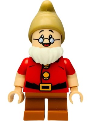 LEGO Disney Orjinal Pamuk Prenses ve 7 Cüceler Doc Minifigürü DIS155