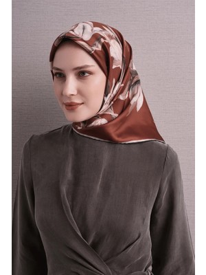 Armine Ipek Eşarp 2027 Kış - 9620-54 Kiremit Twill