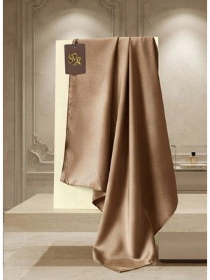 Samara Scarf Kristal Eşarp Parlak Saten Dokulu Tesettür Abiye Eşarp 95X95 cm