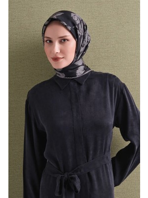 Armanda Armine Ipek Eşarp 2027 Kış - 9645-50 Siyah Twill