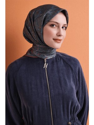 Armanda Armine Ipek Eşarp 2027 Kış - 9631-53 Koyu Turkuaz Sura