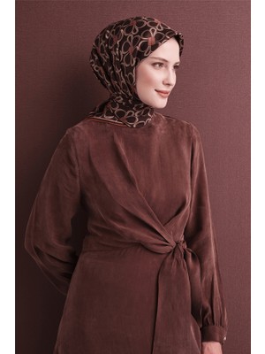 Armanda Armine Ipek Eşarp 2027 Kış - 9638-03 Acı Kahve Twill