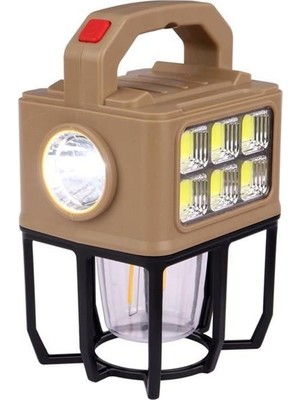 TeknoKapsül PM-26459 3 Modlu Beyaz - Filament Solar Masa - Kamp Lambası - El Feneri