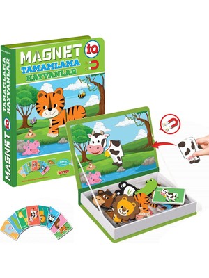 TeknoKapsül 1512 Dıytoy, Magnet Tamamlama - Hayvanlar/ +3 Yaş
