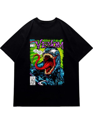 Tottobene Venom Baskılı Oversize T-Shirt