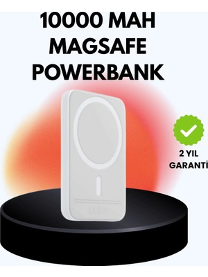 Akıllı Bayi Ultra Ince Manyetik Powerbank Hızlı Şarj, Güçlü Tutuş, 10000 Mah Kapasite Aby