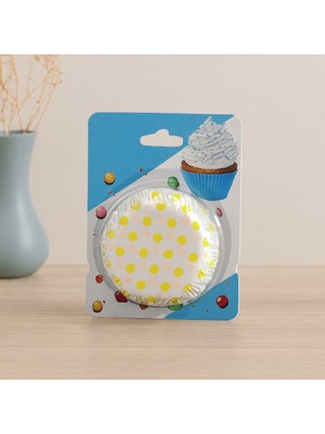 TeknoKapsül 50'li Kek Kapsülü - Cupcake / Muffin Kağıt Kapsül