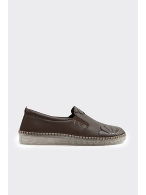 Derinet Hakiki Deri Kadın Loafer