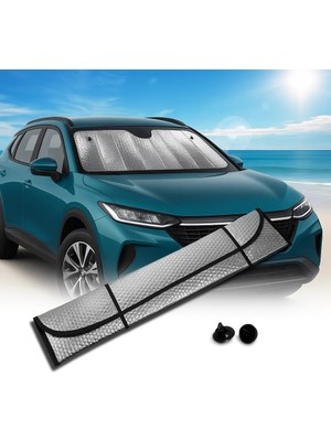TeknoKapsül Katlanabilir Oto Ön Cam Güneşlik Isı Önleyici Araç Perdesi Toyota Corolla Fiat Egea Nissan Qashqai Volkswagen Passat