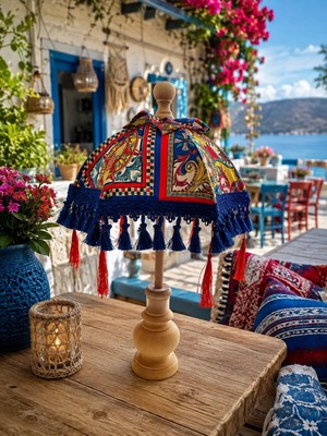 Missidea Sultania Masaüstü Ledsiz Bali Şemsiyesi – 50 cm