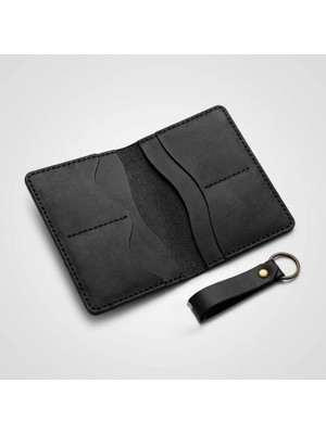 %100 Hakiki Deri Pasaport Kılıfı ve Anahtarlık Seti - El Dikişli Özel Deri Pasaportluk (10X15 Cm)