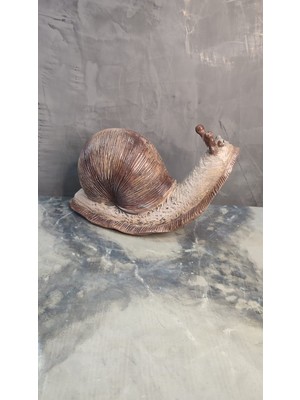 Gardenya Dekoratif Salyangoz Biblo ( Polyester 25 x 16 cm )