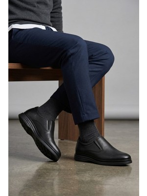 Walkenzo 42793-1 Hakiki Deri Ortopedik Taban Günlük Erkek Ayakkabı
