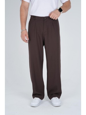 By İmpala Moda Pileli Baggy Kumaş Pantolon