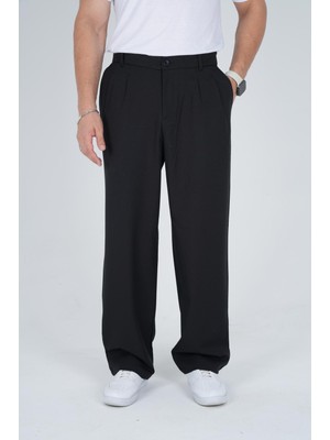 By İmpala Moda Pileli Baggy Kumaş Pantolon