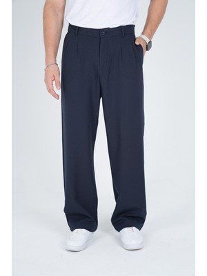 By İmpala Moda Pileli Baggy Kumaş Pantolon
