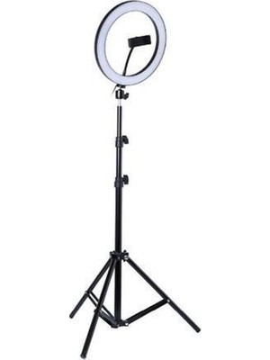 Skygo Selfie LED Işık 10INÇ Youtube,makyaj,kuaför 26CM-2M Stand