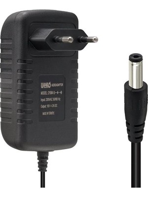 TeknoKapsül Weko 16 Volt - 2 Amper 5.5*2.5 Uçlu Yerli Üretim Power Jacklı Santral Adaptörü