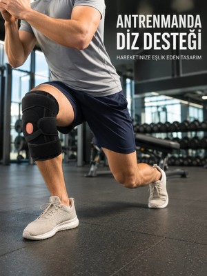 Astraltech Ayarlanabilir Ligamentli Dizlik Patella Silikon Pedli Nefes Alabilir Diz