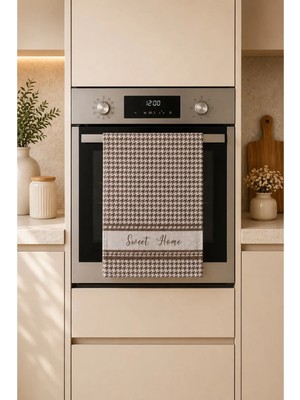 Dekoratif Mutfak Pamuklu Fırın Havlusu Özel Desenli Etnik Model 35X50 cm Yıkanabilir Ürün Adı